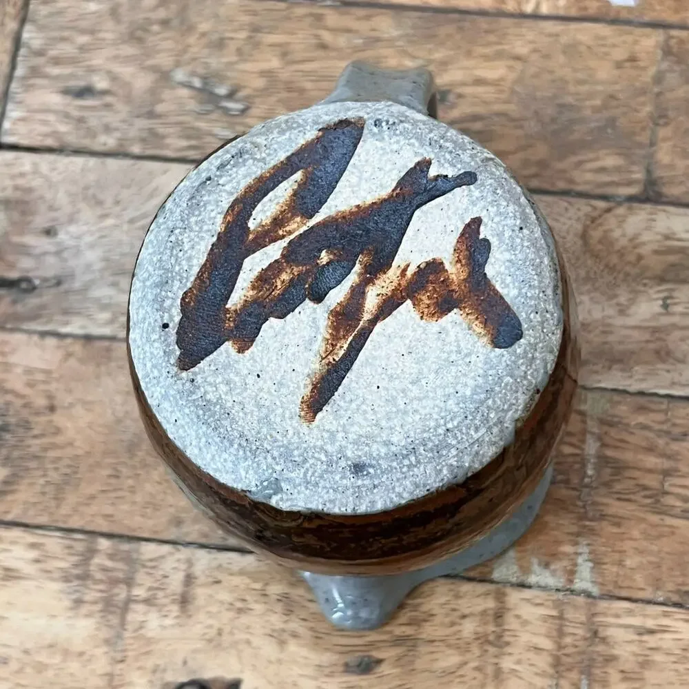 Studio Art Pottery Stoneware Creamer Cup 4